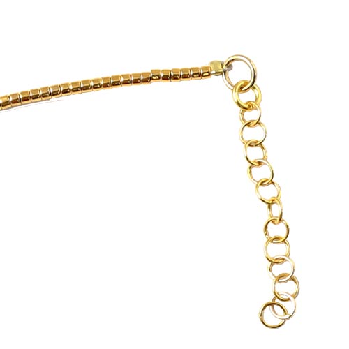 Kædeforlænger til armbånd med delica perler