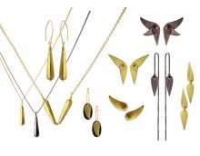 Schmuck mit gebürsteten Anhängern