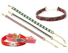 Gewebte Perlenarmbänder | DIY