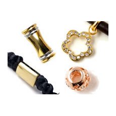 Gilded Steel Beads